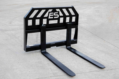 Express Steel Heavy Duty Pallet Forks | SKU ES60250-X | Fork Length 36"–60" | Frame Width 45.5" | Hydraulic Flow 15–25 GPM | For Skid Steers