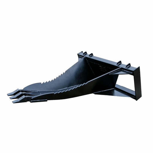 Express Steel | Heavy Duty Stump Bucket | SKU ES-HDSB-0000 | Width 19" | Hydraulic Flow 0 To 25 GPM | For Skid Steers
