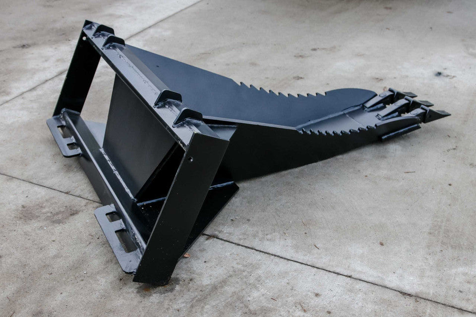 Express Steel | Heavy Duty Stump Bucket | SKU ES-HDSB-0000 | Width 19" | Hydraulic Flow 0 To 25 GPM | For Skid Steers
