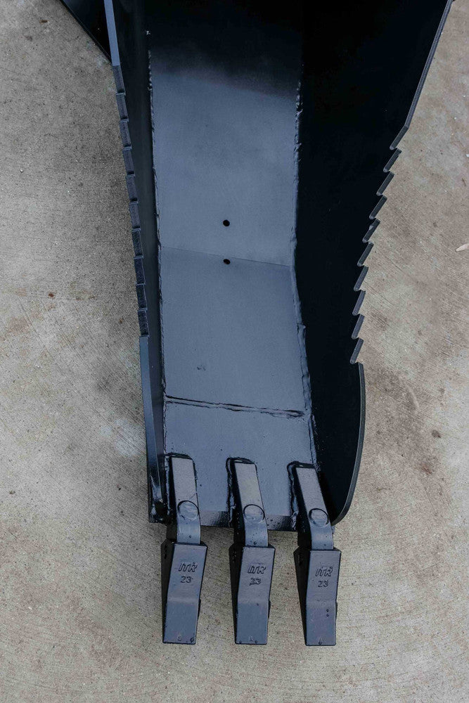 Express Steel | Heavy Duty Stump Bucket | SKU ES-HDSB-0000 | Width 19" | Hydraulic Flow 0 To 25 GPM | For Skid Steers