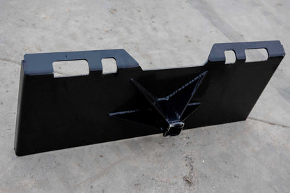Express Steel Hitch Plate | SKU ES60100 | Width 46" |  Hydraulic Flow 15–20 GPM | For Skid Steers
