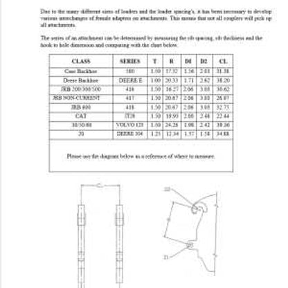 Express Steel | Mounting Accessories | Model JRB 416 Female Adapter Blanks | SKU 80 | Width 33.5" | Hydraulic Flow 20 To 35 GPM | For Loaders & Skid Steers