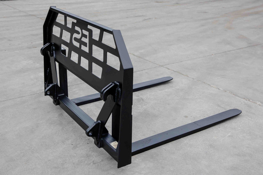 Express Steel | Pallet Forks | Model JD Global Euro | SKU ES60130 | Frame Width 50" | Horsepower 40 To 100 HP | For Tractors & Loaders