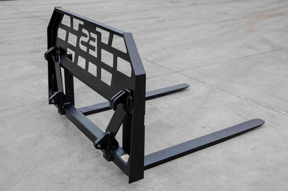 Express Steel | Pallet Forks | Model JD Global Euro | SKU ES60130 | Frame Width 50" | Horsepower 40 To 100 HP | For Tractors & Loaders
