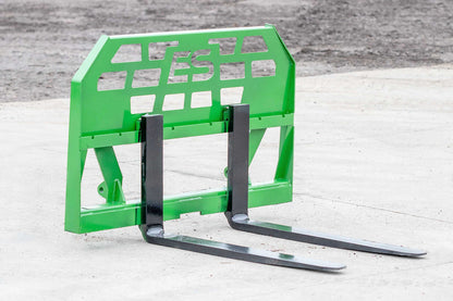 Express Steel | Pallet Forks | Model JD Global Euro | SKU ES60130 | Frame Width 50" | Horsepower 40 To 100 HP | For Tractors & Loaders