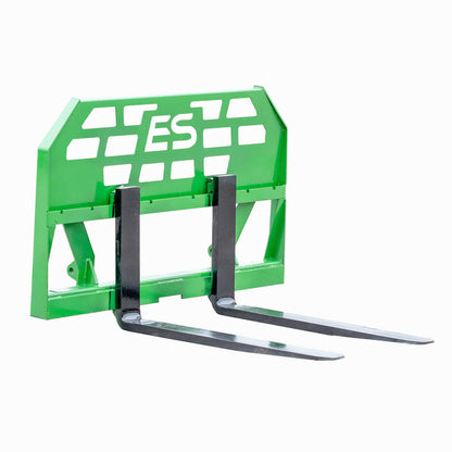Express Steel | Pallet Forks | Model JD Global Euro | SKU ES60130 | Frame Width 50" | Horsepower 40 To 100 HP | For Tractors & Loaders