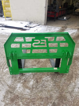 Express Steel John Deere Quick Attach Pallet Forks | Fork Length 36"–48" | Frame Width 45.5" | 25–60 HP | For Tractors