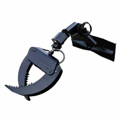Express Steel | Hydraulic Rotating Log Grapple | SKU ES22550 | Opening Width 62" | Hydraulic Flow 18 To 25 GPM | For Skid Steers