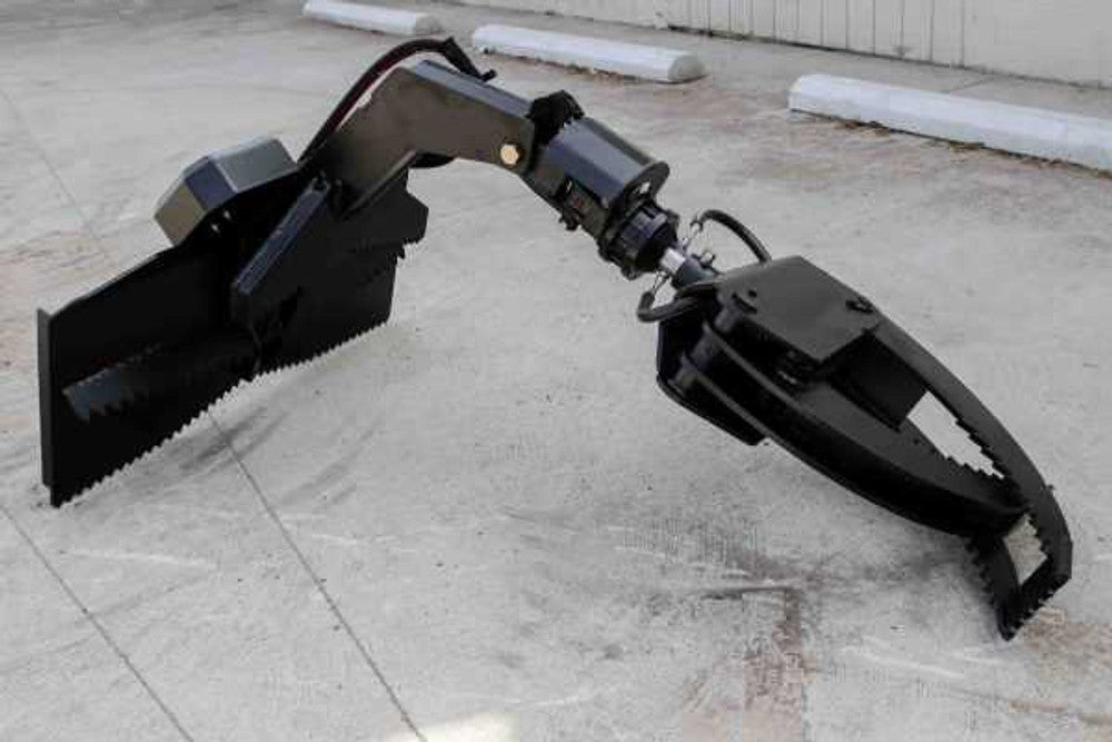 Express Steel | Hydraulic Rotating Log Grapple | SKU ES22550 | Opening Width 62" | Hydraulic Flow 18 To 25 GPM | For Skid Steers