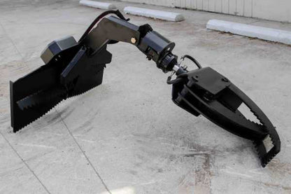 Express Steel | Hydraulic Rotating Log Grapple | SKU ES22550 | Opening Width 62" | Hydraulic Flow 18 To 25 GPM | For Skid Steers