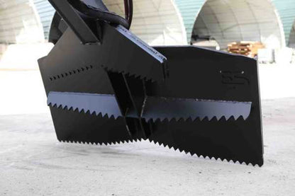 Express Steel | Hydraulic Rotating Log Grapple | SKU ES22550 | Opening Width 62" | Hydraulic Flow 18 To 25 GPM | For Skid Steers