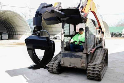 Express Steel | Hydraulic Rotating Log Grapple | SKU ES22550 | Opening Width 62" | Hydraulic Flow 18 To 25 GPM | For Skid Steers