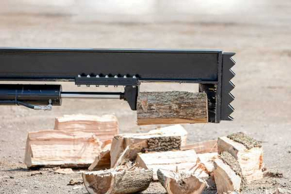 Express Steel Log Splitter | SKU ES22170 | Length 96" |  Hydraulic Flow 15+ GPM | For Skid Steers
