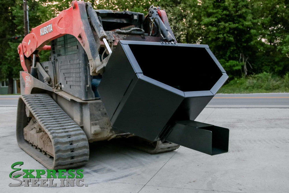Express Steel | Manual Concrete Bucket | SKU ES32040 | Width 60" | 3/4 Cubic Yard | Weight 465 lbs | Hydraulic Flow 15 To 25 GPM | For Skid Steers