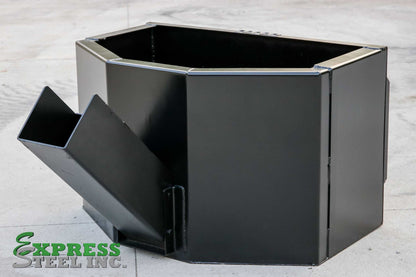 Express Steel | Manual Concrete Bucket | SKU ES32040 | Width 60" | 3/4 Cubic Yard | Weight 465 lbs | Hydraulic Flow 15 To 25 GPM | For Skid Steers