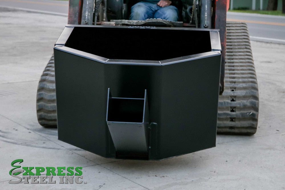Express Steel | Manual Concrete Bucket | SKU ES32040 | Width 60" | 3/4 Cubic Yard | Weight 465 lbs | Hydraulic Flow 15 To 25 GPM | For Skid Steers