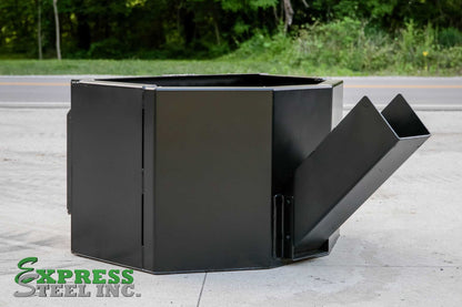 Express Steel | Manual Concrete Bucket | SKU ES32040 | Width 60" | 3/4 Cubic Yard | Weight 465 lbs | Hydraulic Flow 15 To 25 GPM | For Skid Steers