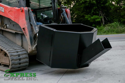 Express Steel | Manual Concrete Bucket | SKU ES32040 | Width 60" | 3/4 Cubic Yard | Weight 465 lbs | Hydraulic Flow 15 To 25 GPM | For Skid Steers