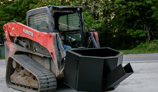 Express Steel 5' Manual Concrete Bucket | Width 60" | 15-25 GPM | For Skid Steers