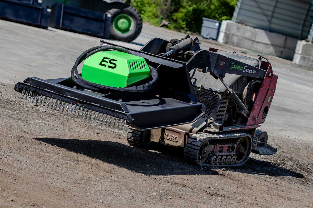 Express Steel | Brush Cutter | Model Mini Bobcat | SKU 277 | Width 44” | Hydraulic Flow 9 To 20 GPM | For Skid Steers