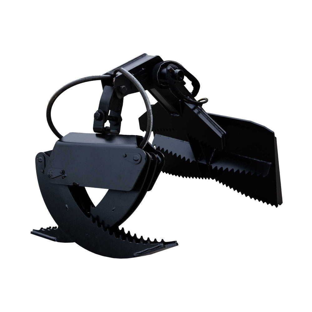 Express Steel | Log Grapple | Model Mini Bobcat Manual Rotating | SKU ES22620 | Opening 66" Width | Capacity 2,000 lb | Hydraulic Flow 10 To 15 GPM | For Skid Steers