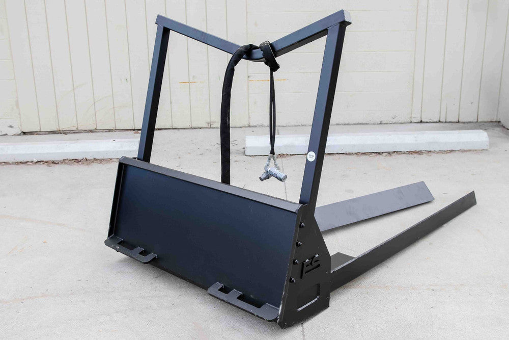 Express Steel | Forks | Model Nursery | SKU ES60400 | Fork Length 65" | Capacity 3,000 lb | Hydraulic Flow 0 To 25 GPM | For Skid Steer