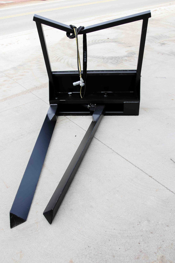 Express Steel | Forks | Model Nursery | SKU ES60400 | Fork Length 65" | Capacity 3,000 lb | Hydraulic Flow 0 To 25 GPM | For Skid Steer