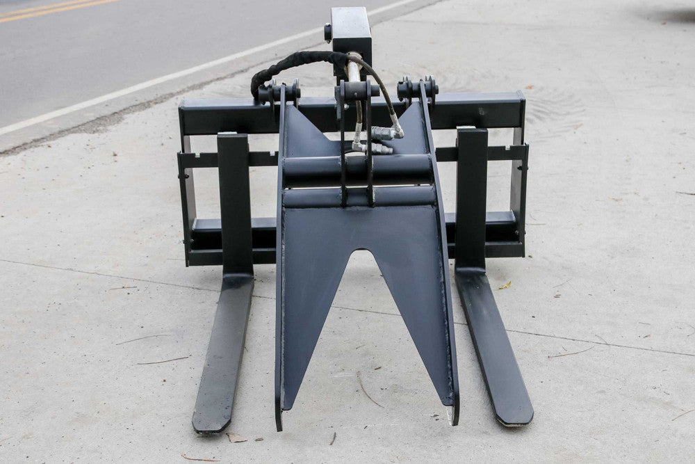 Express Steel | Pallet Fork Grapple | SKU ES62060 | Forks Width 42" & 48" | Hydraulic Flow 15 To 25 GPM | For Skid Steer