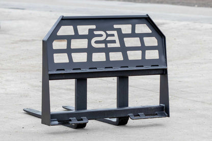 Express Steel Quick Attach Pallet Forks | SKU ES60050 | Fork Length 36"–48" | Frame Width 45.5" | Hydraulic Flow 15–25 GPM | For Skid Steers