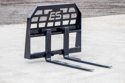 Express Steel Quick Attach Pallet Forks | SKU ES60050 | Fork Length 36"–48" | Frame Width 45.5" | Hydraulic Flow 15–25 GPM | For Skid Steers