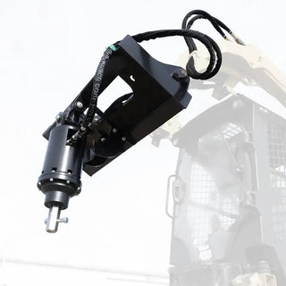 Express Steel Auger Head | Width 46" | Drilling Attachment | 10–40 GPM | For Skid Steers