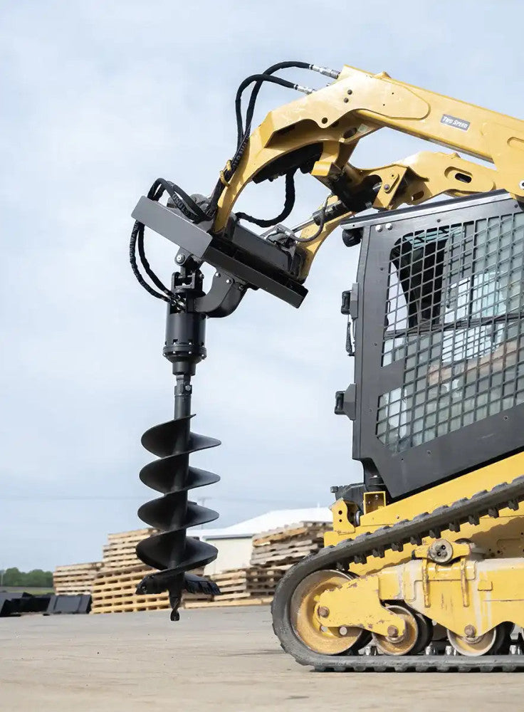 Express Steel Auger Bits | SKU ES42100 | Diameter 6"–36" | Hydraulic Flow 15–30 GPM | For Skid Steers
