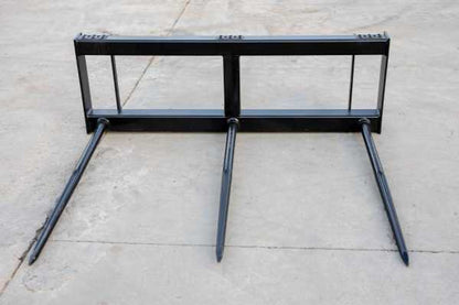 Express Steel Square Hay Bale Spear | SKU ESBSSQ0049 | Frame Width 58" | Hydraulic Flow 15–20 GPM | For Skid Steers