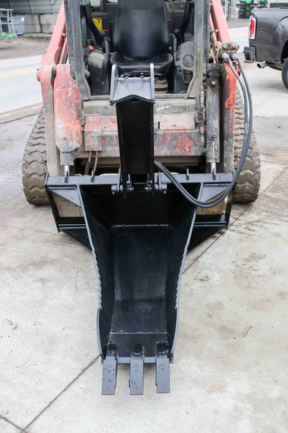 Express Steel | Heavy-Duty Stump Bucket Grapple | SKU ES-HDSBG-0000 | Cutting Edge 1" x 8" | Width 62" | Hydraulic Flow 15 To 25 GPM | For Skid Steers