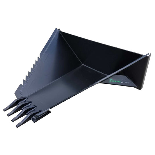 Express Steel Stump Bucket | SKU ES-STSB-0000 | Width 44" | Hydraulic Flow 15–20 GPM | For Skid Steers
