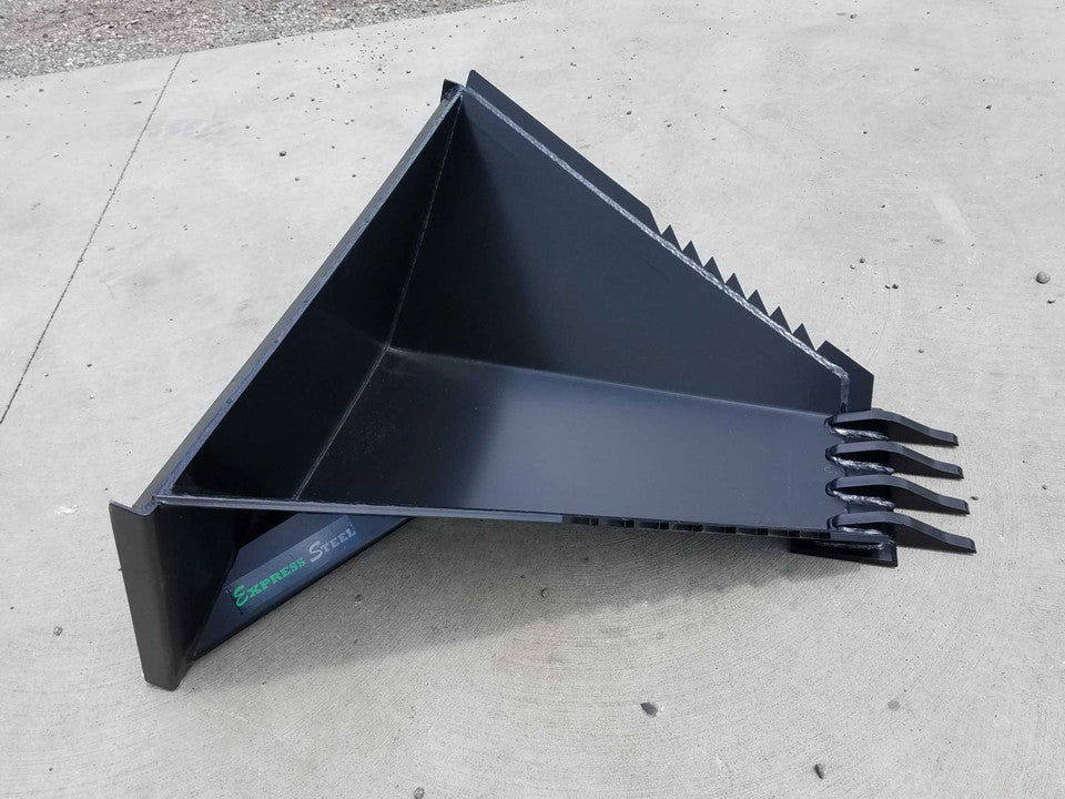 Express Steel Stump Bucket | SKU ES-STSB-0000 | Width 44" | Hydraulic Flow 15–20 GPM | For Skid Steers