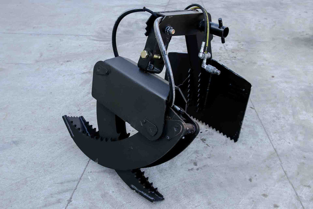 Express Steel | Log Grapple | Model Toro Dingo Manual Rotation | SKU ES22720 | Opening Width 66" | Capacity 2,000 lbs | Hydraulic Flow Requirement 10 To15 GPM | For Skid Steers