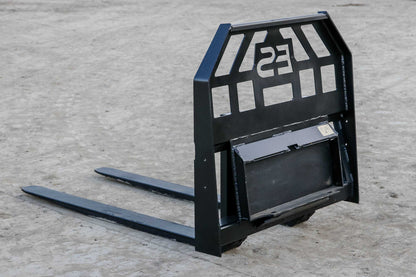 Express Steel Toro Dingo Pallet Forks | SKU ES60410 | Fork Length 36"–48" | Frame Width 36" | Hydraulic Flow 8–15 GPM | For Mini Skid Steers