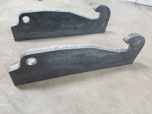 Express Steel | Mounting Accessories | Model Volvo 120 Female Adapter Blanks | SKU 138 | Width 34.5" | Hydraulic Flow 20 To 35 GPM | For Loaders & Skid Steers