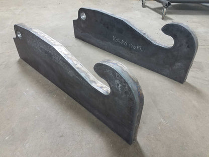 Express Steel | Mounting Accessories | Model Volvo 120 Female Adapter Blanks | SKU 138 | Width 34.5" | Hydraulic Flow 20 To 35 GPM | For Loaders & Skid Steers
