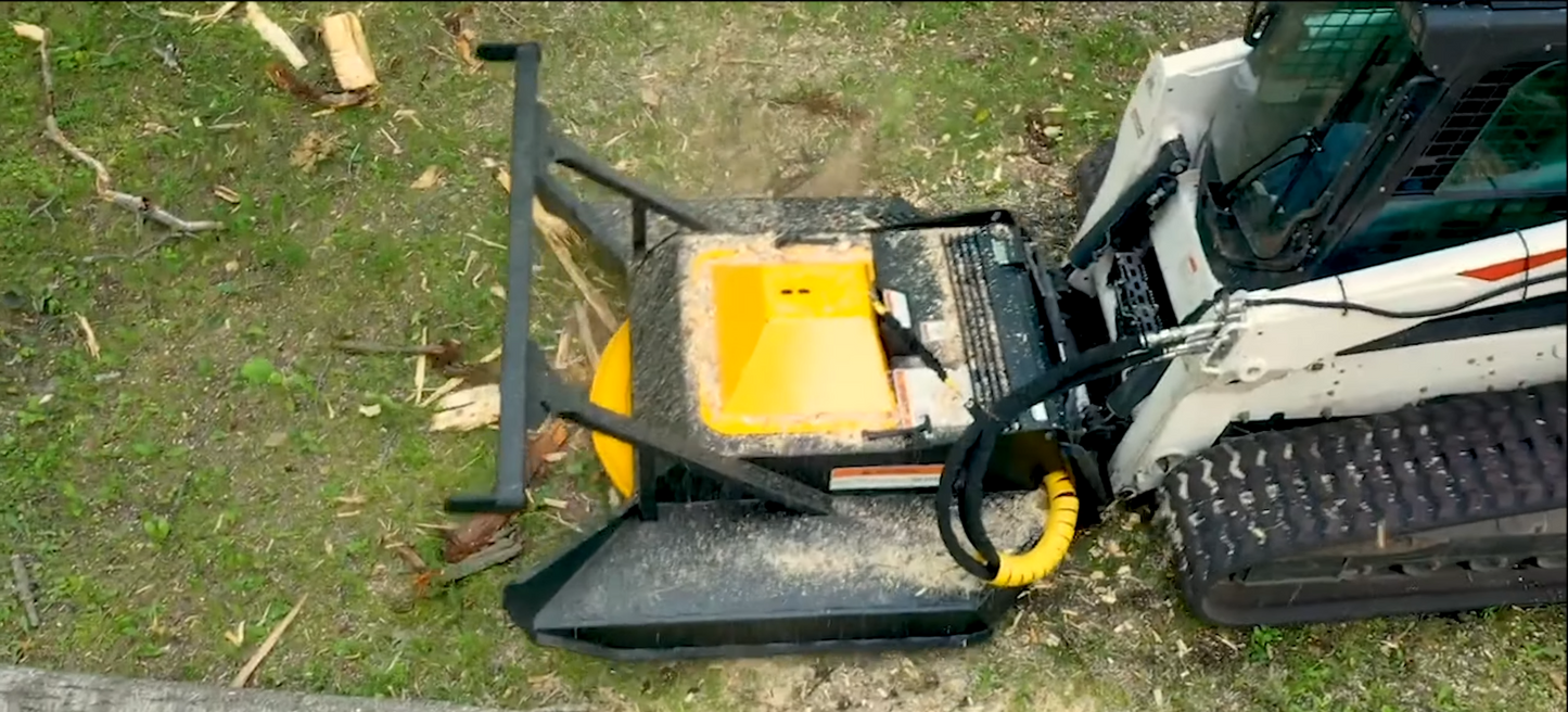 Erskine Extreme Heavy Duty Rotary Brush Mower | Cutting Width 72" inches | Flow Rate 25-45 GPM | For Skid Steer