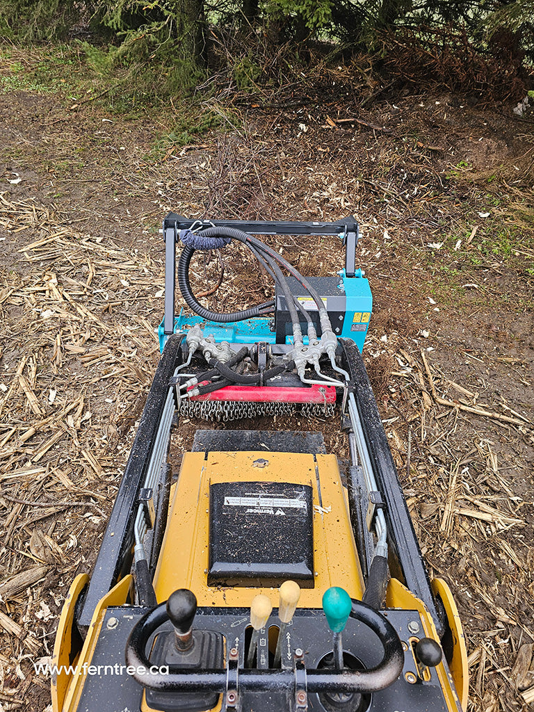 Ferntree F2S VT Series Fixed Tooth Forestry Mulcher | Cutting Width 36" & 54" | For 12–27 GPM Mini Skid Steers