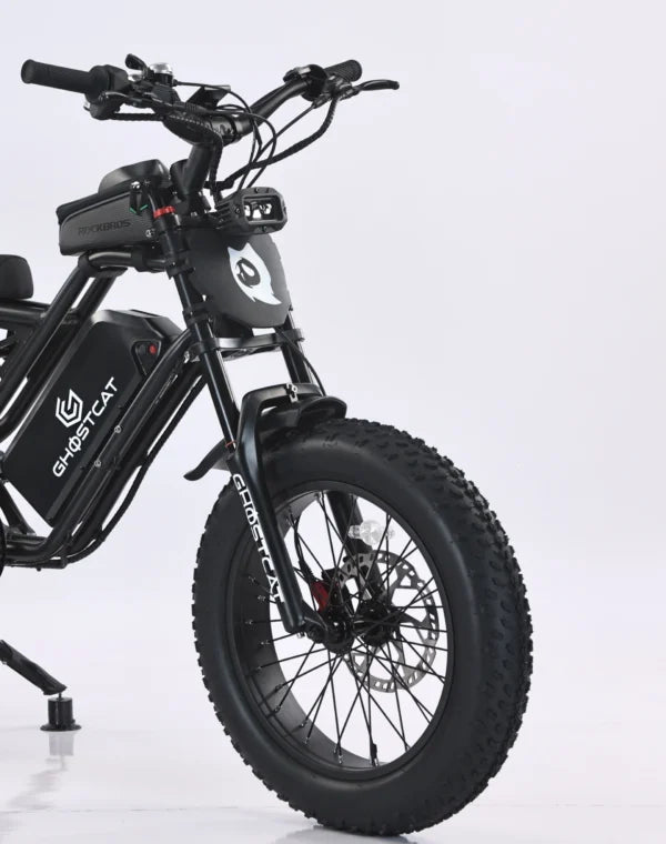 Ghostcat F3.3 All-Terrain Fat Tire Electric Bike | 1500W Motor | 35MPH Top Speed | 52V/20AH Battery | Off-Road Adventure Ready