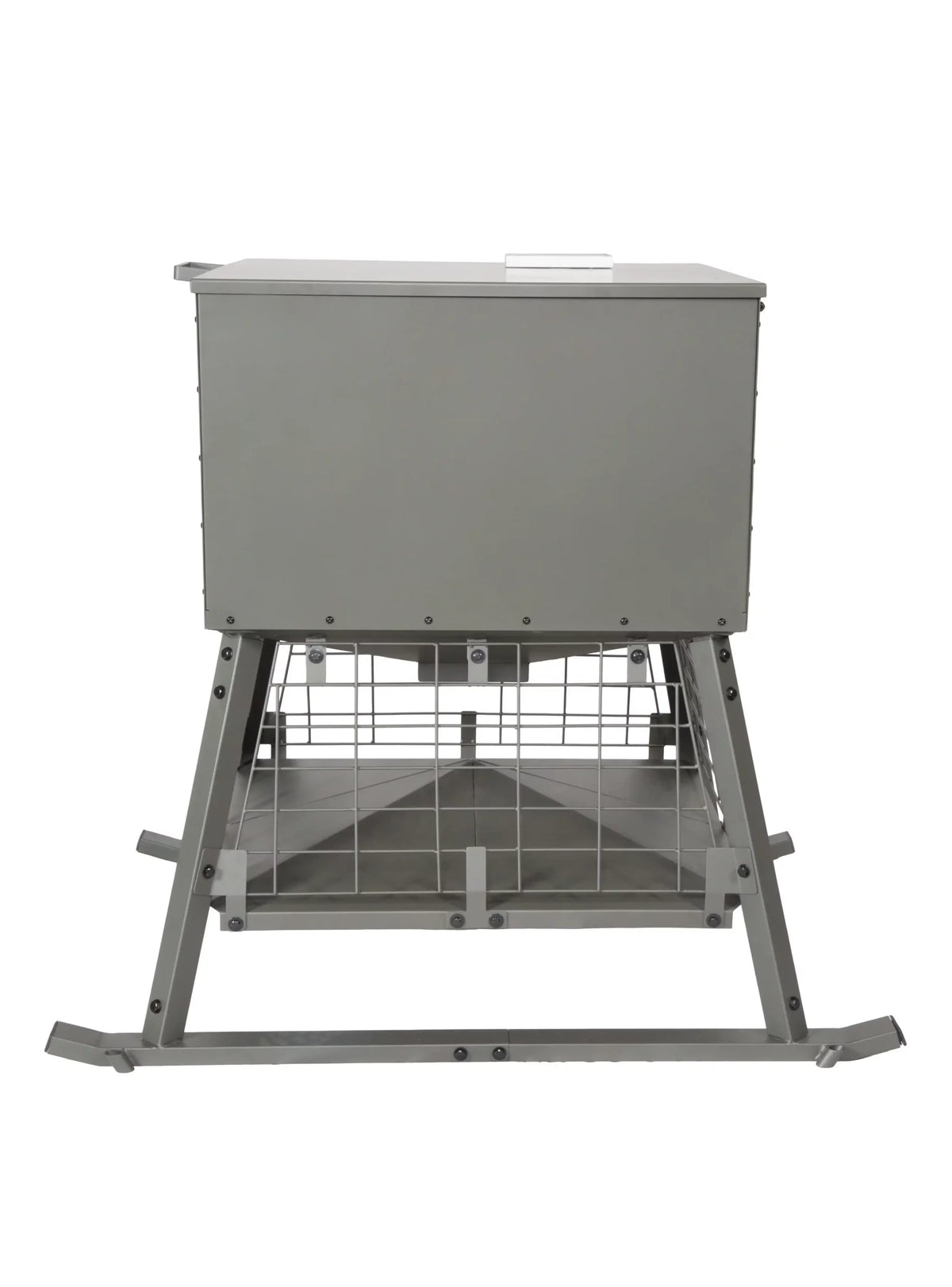 Millennium Dinner Bell 400 Feeder | Model F-400-00 | 400 lb. Capacity | 12V Motor | Solar-Powered Wildlife Feeder