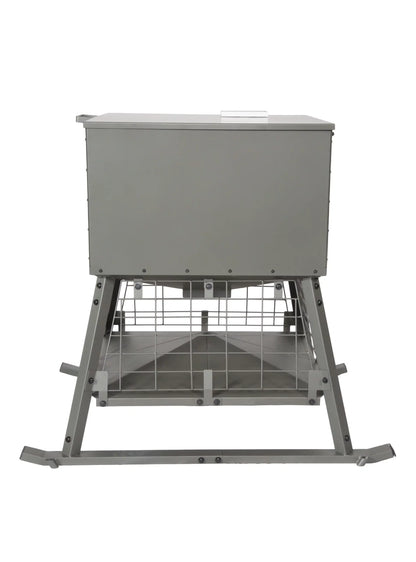 Millennium Dinner Bell 400 Feeder | Model F-400-00 | 400 lb. Capacity | 12V Motor | Solar-Powered Wildlife Feeder