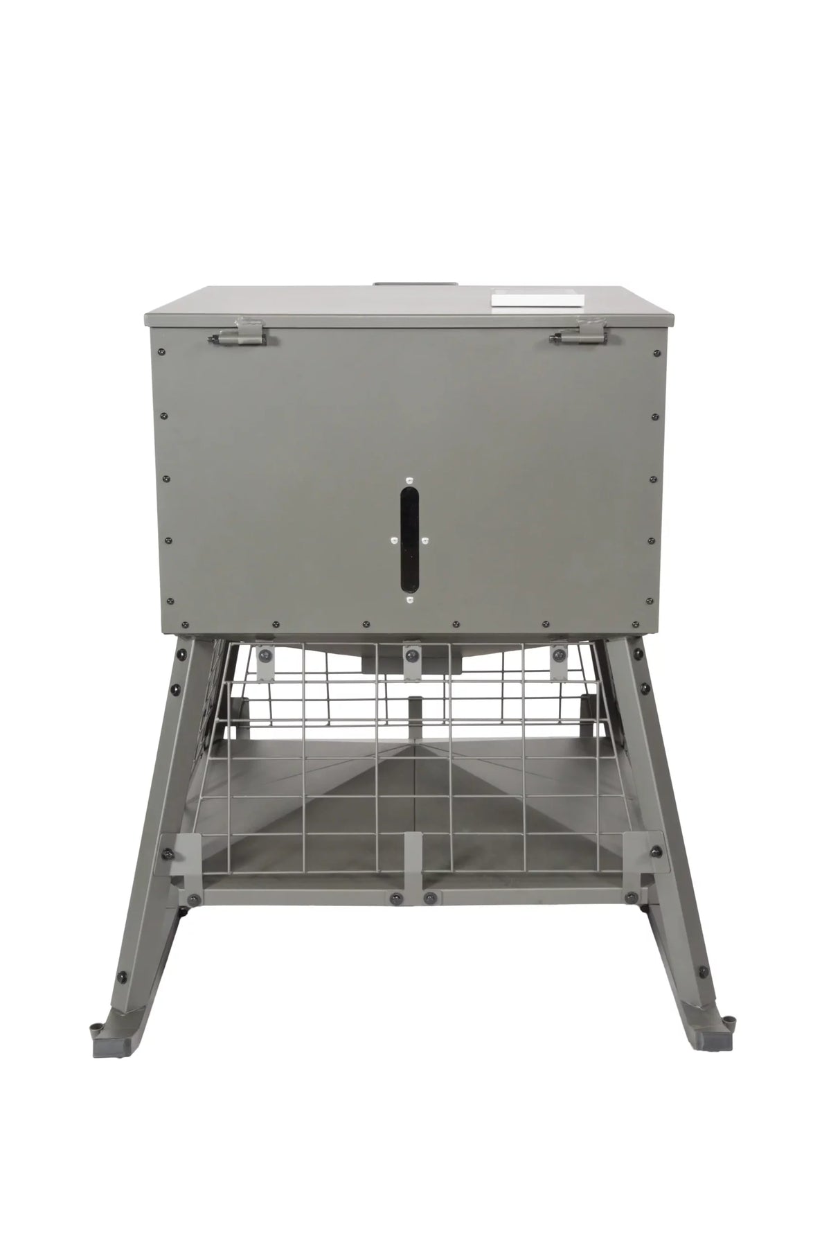 Millennium Dinner Bell 400 Feeder | Model F-400-00 | 400 lb. Capacity | 12V Motor | Solar-Powered Wildlife Feeder