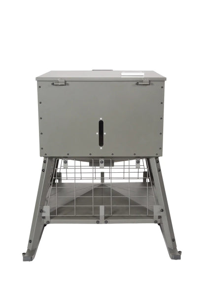 Millennium Dinner Bell 400 Feeder | Model F-400-00 | 400 lb. Capacity | 12V Motor | Solar-Powered Wildlife Feeder