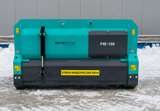 Remet Forestry Flail Mulcher | F4E VT Series | Cutting Width 50" & 60" | Machine Size 12–27 Tons | For Excavators