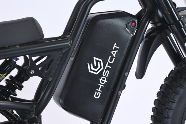 GHOSTCAT F4X All-Terrain Fat Tire Electric Bike | 60V 2200W Geared Hub Motor | 40MPH Top Speed | 30-50 Miles Range | For Off-Road Adventures