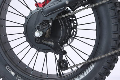 GHOSTCAT F4X All-Terrain Fat Tire Electric Bike | 60V 2200W Geared Hub Motor | 40MPH Top Speed | 30-50 Miles Range | For Off-Road Adventures